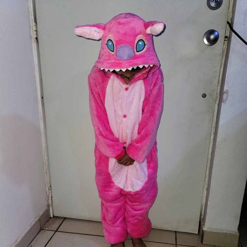 New Angel (pink Stich) Pajama size kids Large